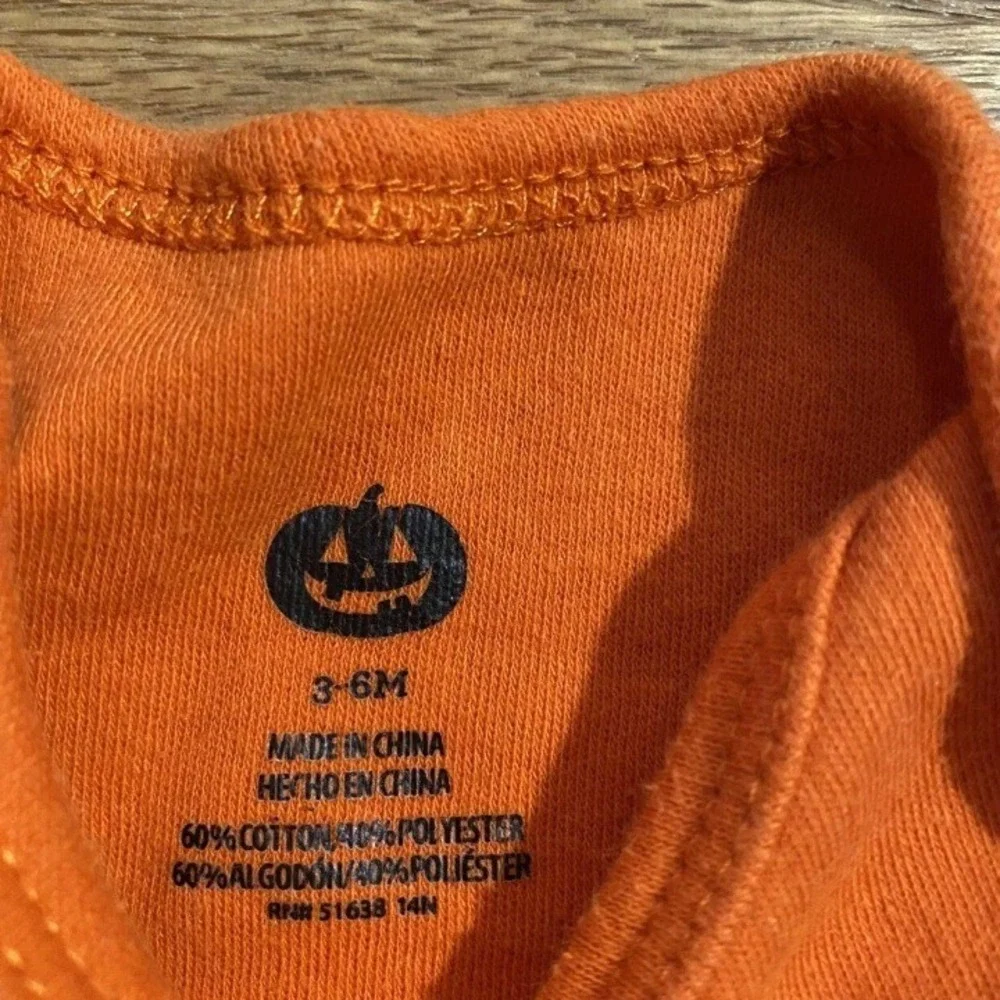 Halloween‎ Pumpkin One piece Size 3-6 Months